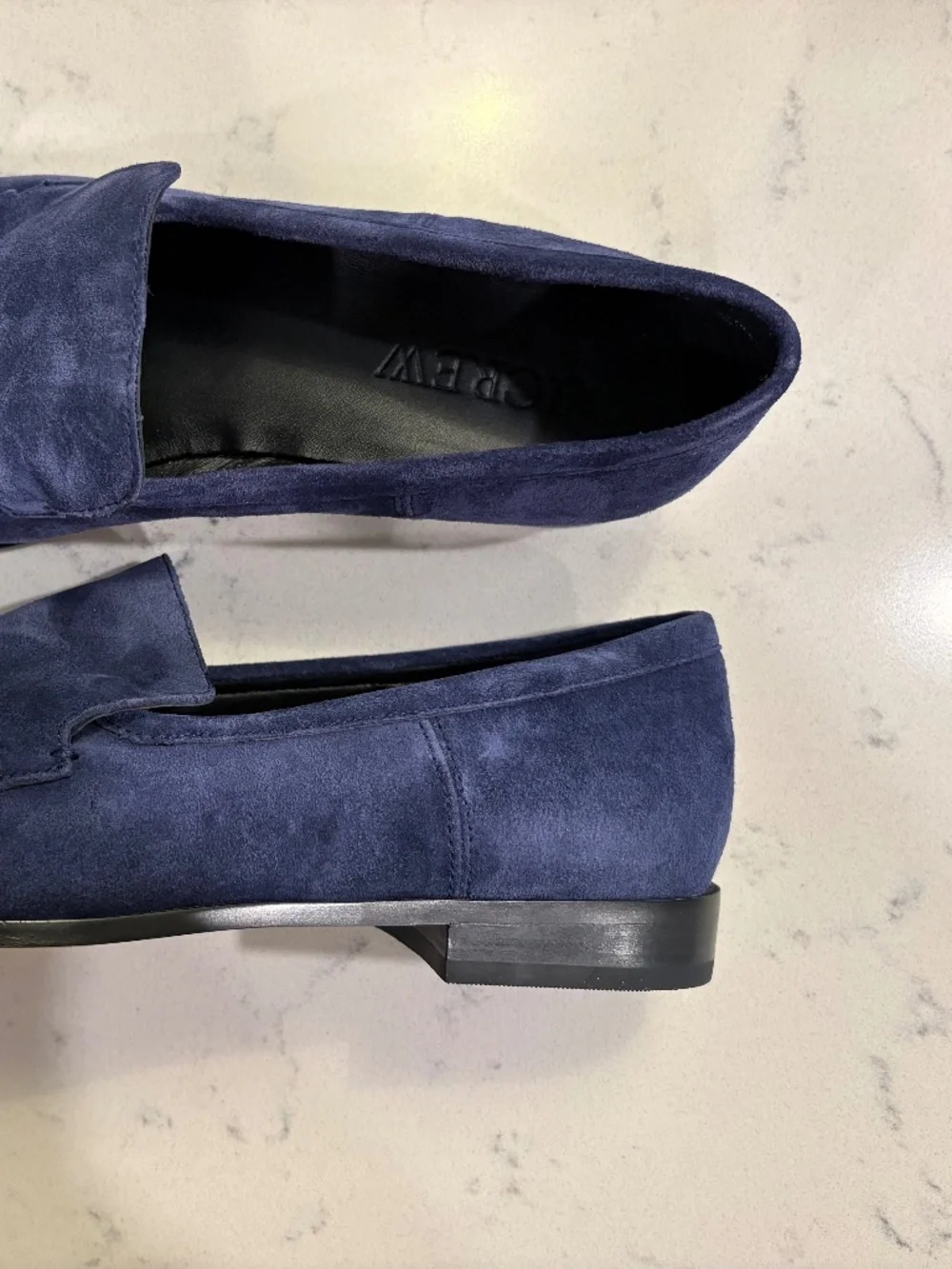 Brand New J Crew Minimal Loafer in Suede - Dark Ink